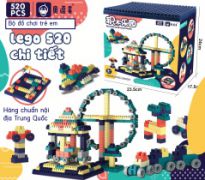 BỘ LẮP GHÉP LEGO 520 CHI TIẾT - ĐỒ CHƠI TRẺ EM 