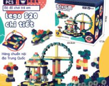 BỘ LẮP GHÉP LEGO 520 CHI TIẾT - ĐỒ CHƠI TRẺ EM
