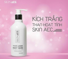 Sữa tắm trắng than hoạt tính SKIN AEC