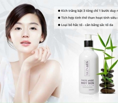 Sữa tắm trắng than hoạt tính SKIN AEC