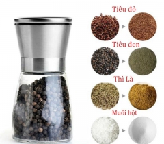 Dụng cụ đựng và xay tiêu inox